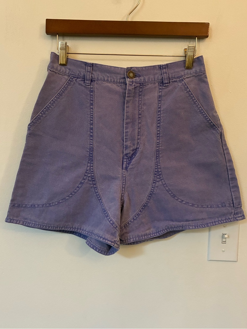 Patagonia Vintage High Rise Stand-Up Shorts Purple